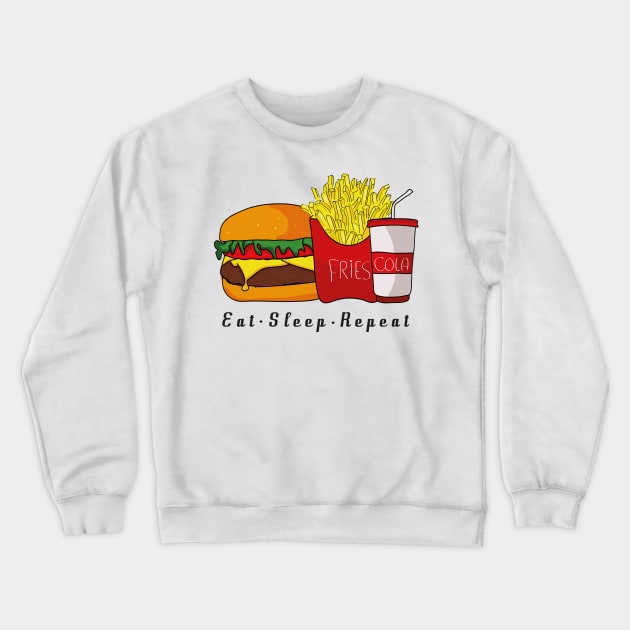 fast food Crewneck Sweatshirt by ivaostrogonac